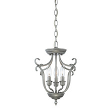 Millennium 1323-RS - Fulton 3-Light Pendant light Rubbed Silver