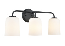 Millennium 214203-MB - Laphia 22" Wide 3-Light Vanity - Matte Black