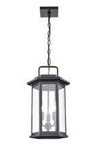 Millennium 2687-PBK - Ellis 3-Light Outdoor Hanging Lantern Powder Coated Black