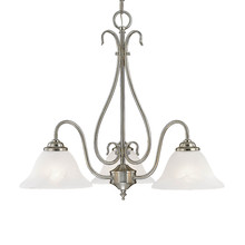 Millennium 793-SN - 3-Light Chandelier Ceiling Light Satin Nickel