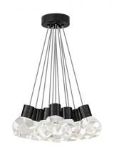 Visual Comfort & Co. Modern Collection 700TDKIRAP11YB-LED922 - Modern Kira dimmable LED Ceiling Pendant Light in a Black finish