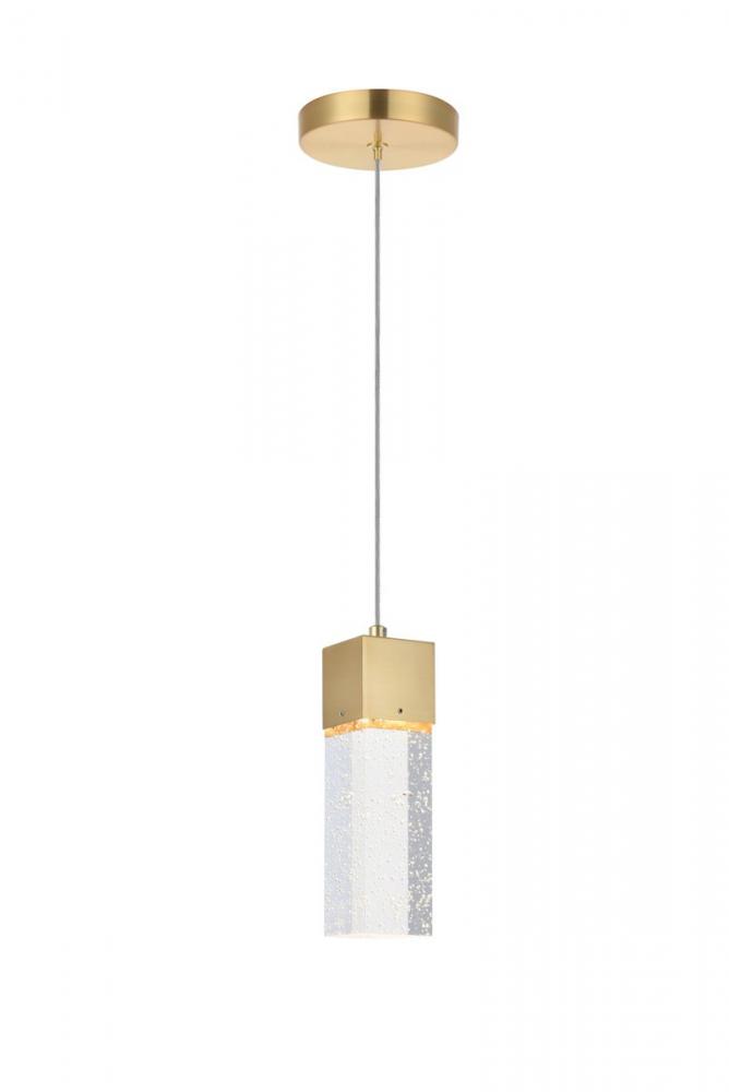 Novastella 1 Light Gold LED Pendant