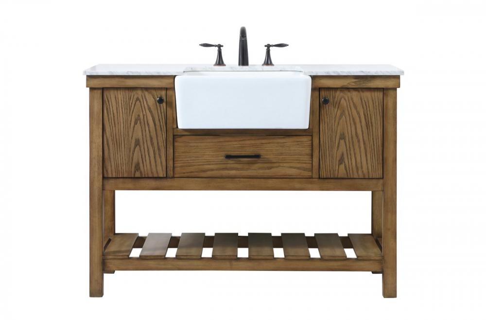 48 Inch Single Bathroom Vanity in Green