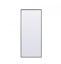 Elegant MR4FL3072BK - Metal Frame Rectangle Full Length Mirror 30x72 Inch in Black