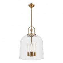 Alora Lighting PD461104AG - Lancaster 16-in Aged Gold 4 Lights Pendant