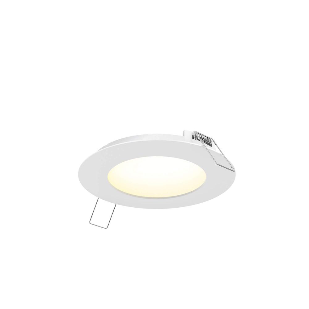 Multi CCT Slim Round Recessed Panel Light - universal 120V-347V, 0-10V dimming