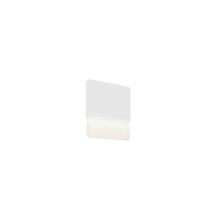 Dals SQS06-3K-WH - 6 Inch Square Ultra Slim Wall Sconce