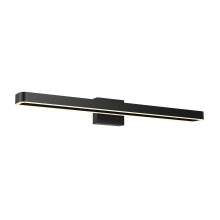 Dals VSW36-CC-BK - Rectangular swivel vanity wall sconce