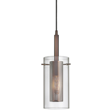 Dainolite 30961-CM-OBB - 1LT Metal and Glass Pendant