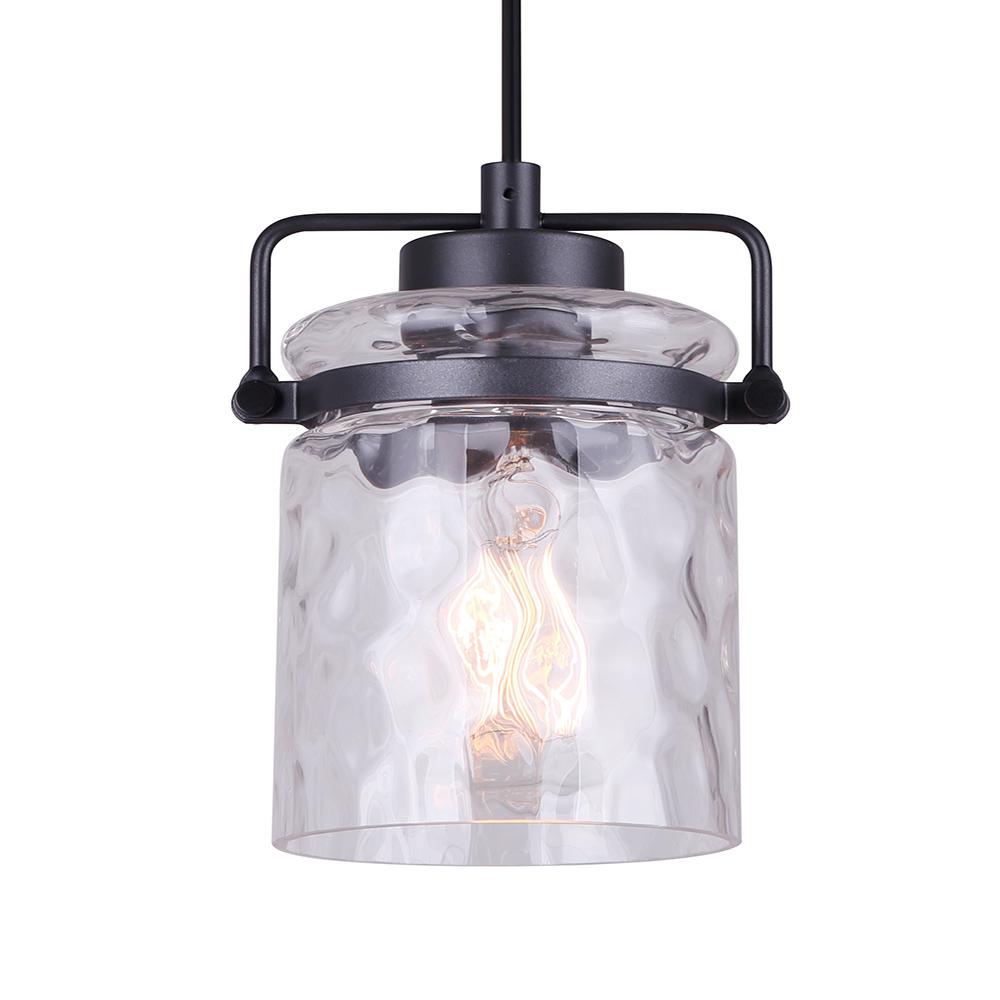 Arden 1 Light Pendant, Graphite Finish