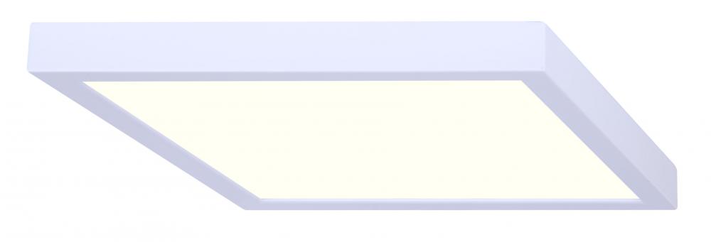 LED Square Disk, DL-11C-22SC-WH-C, 11" White Color, 22W Dimmable, 3000K, 1540 Lumen, Surface mou