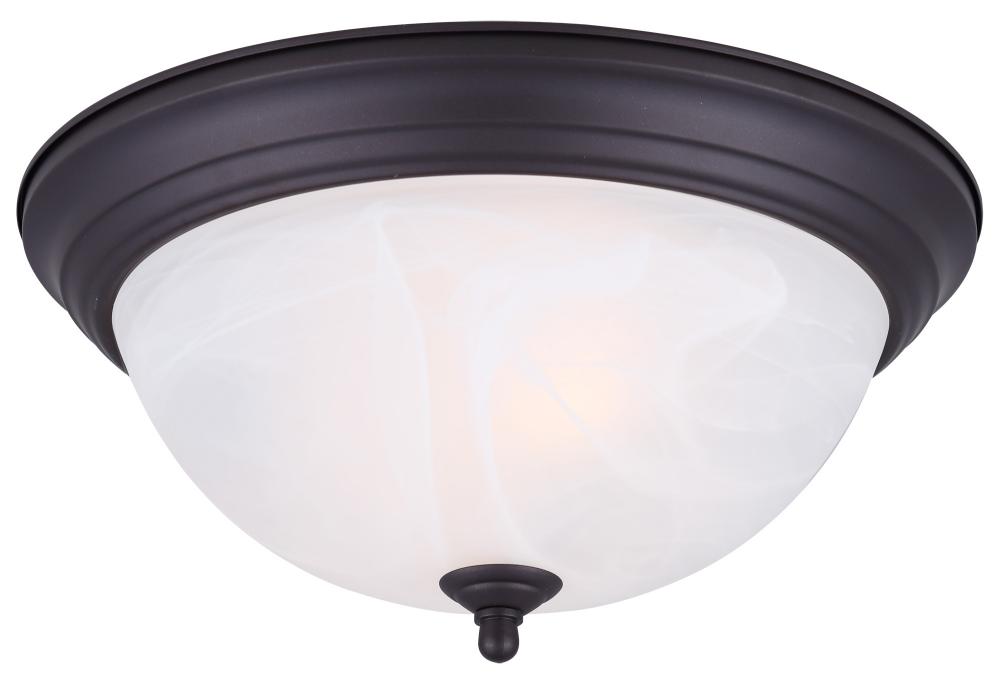 IFM413 ORB, 2 Light Flush Mount, Bronze Finish