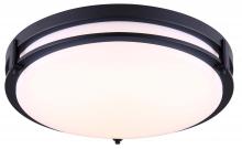 Canarm LFM112A16BK - Gilda LED Integrated Flush Mount Light, Black Finish