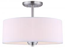 Canarm ISF280A03BPT - Pier 3 Light Semi Flush, Pewter Finish