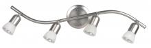 Canarm IT356A04BPT10 - James 4 Light Track Lighting, Pewter Finish