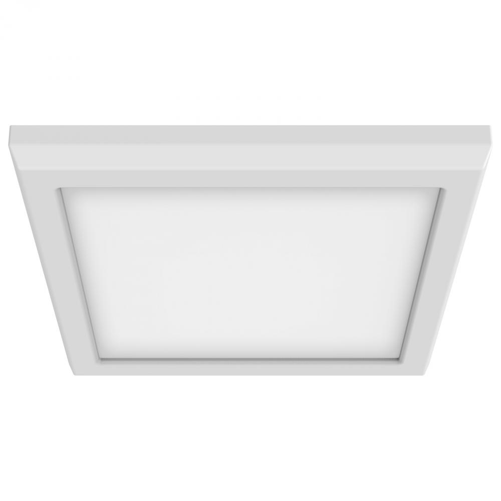 BLINK Pro; 11 Watt; 7 Inch LED Fixture; 4000K; Square Shape; White Finish; 120/277 Volts