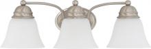 Nuvo 62/1123 - 3 Light - Empire LED 21" Vanity Wall Fixture - Brushed Nickel Finish - Frosted Glass - Lamps