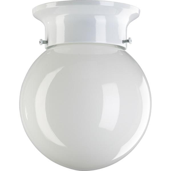 1LT 6" WHITE BALL FXTR-WH