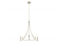 Savoy House Meridian M100141BN - 4-Light Chandelier in Brushed Nickel