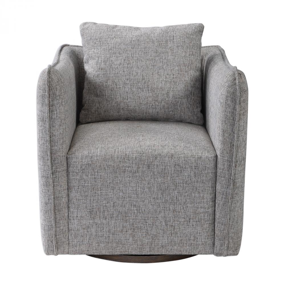 Corben Gray Swivel Chair