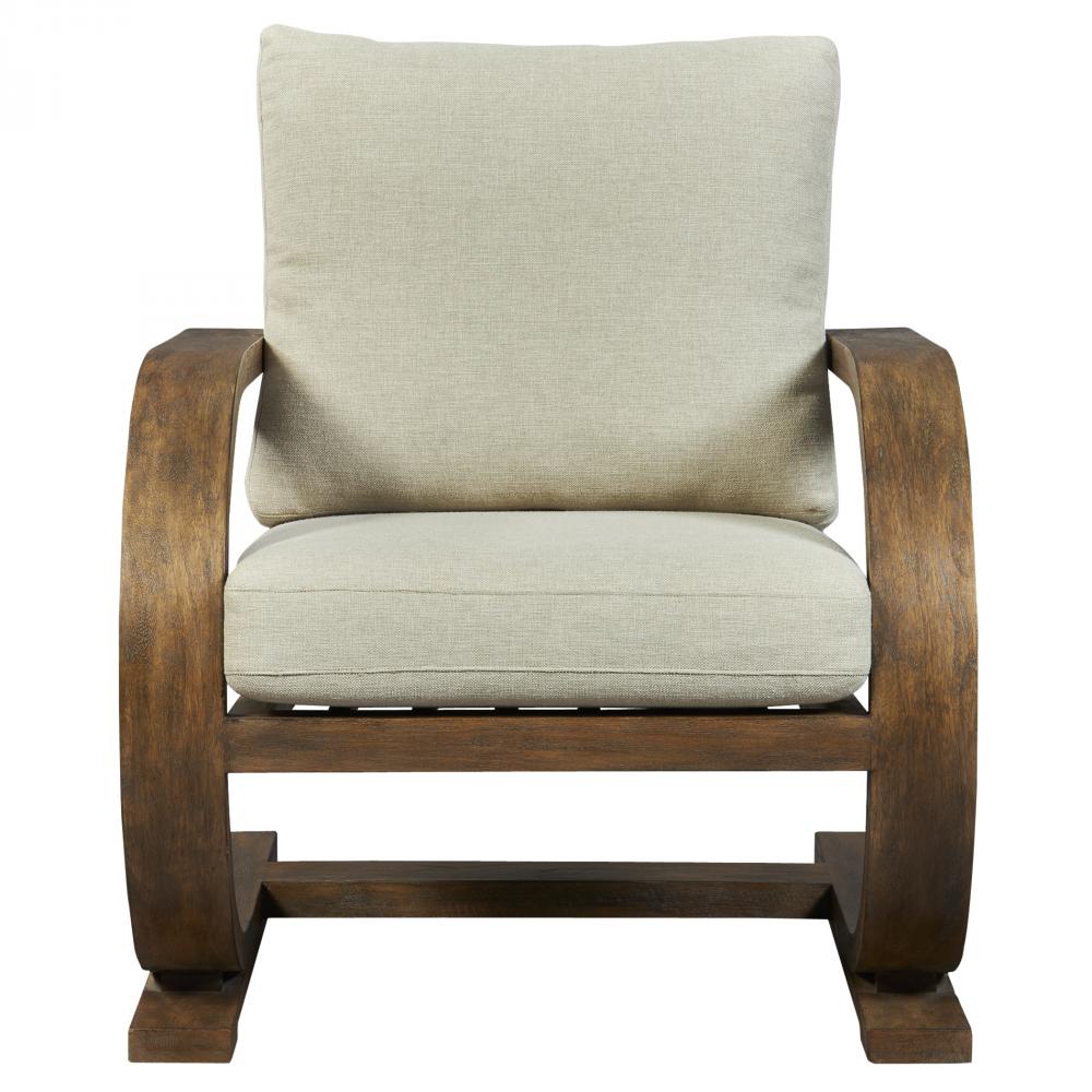 Uttermost Bedrich Wooden Accent Chair