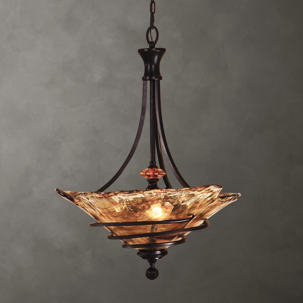 Uttermost Vitalia 3 Lt Oil Rubbed Bronze Pendant