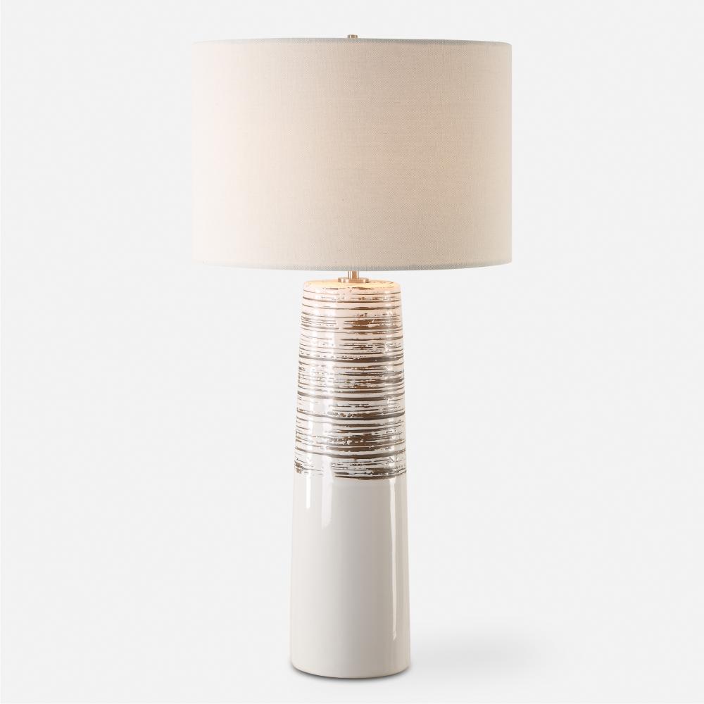 Uttermost Haven White Glaze Table Lamp