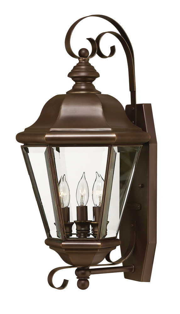 Medium Wall Mount Lantern with Decorative Bottom