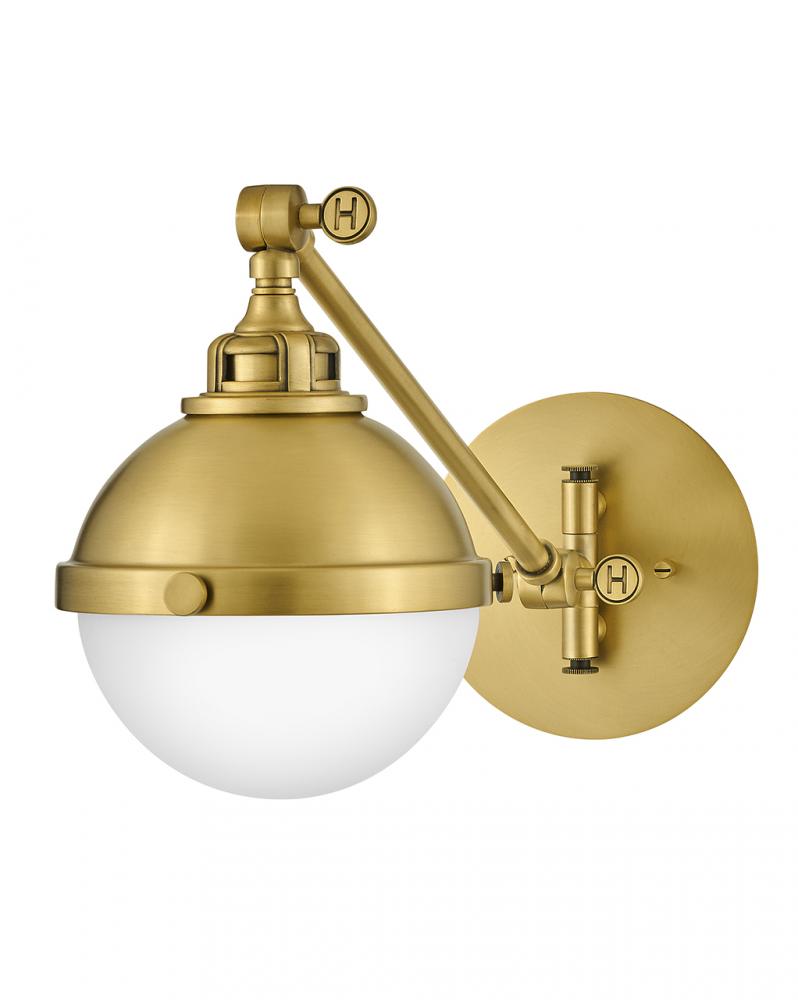 Small Swing Arm Single Light Sconce