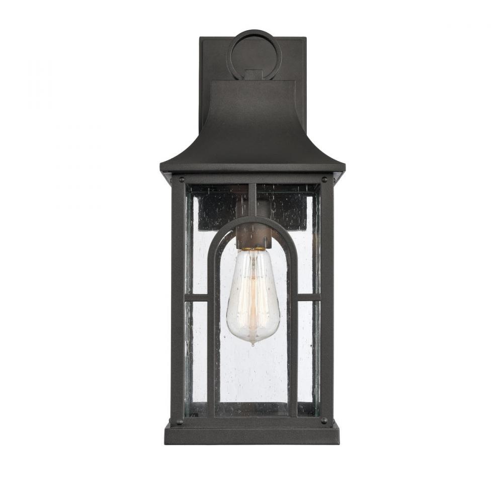 Triumph 17.75'' High 1-Light Outdoor Sconce - Textured Black