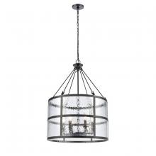 ELK Home 82078/6 - Solace 24'' Wide 6-Light Pendant - Matte Black